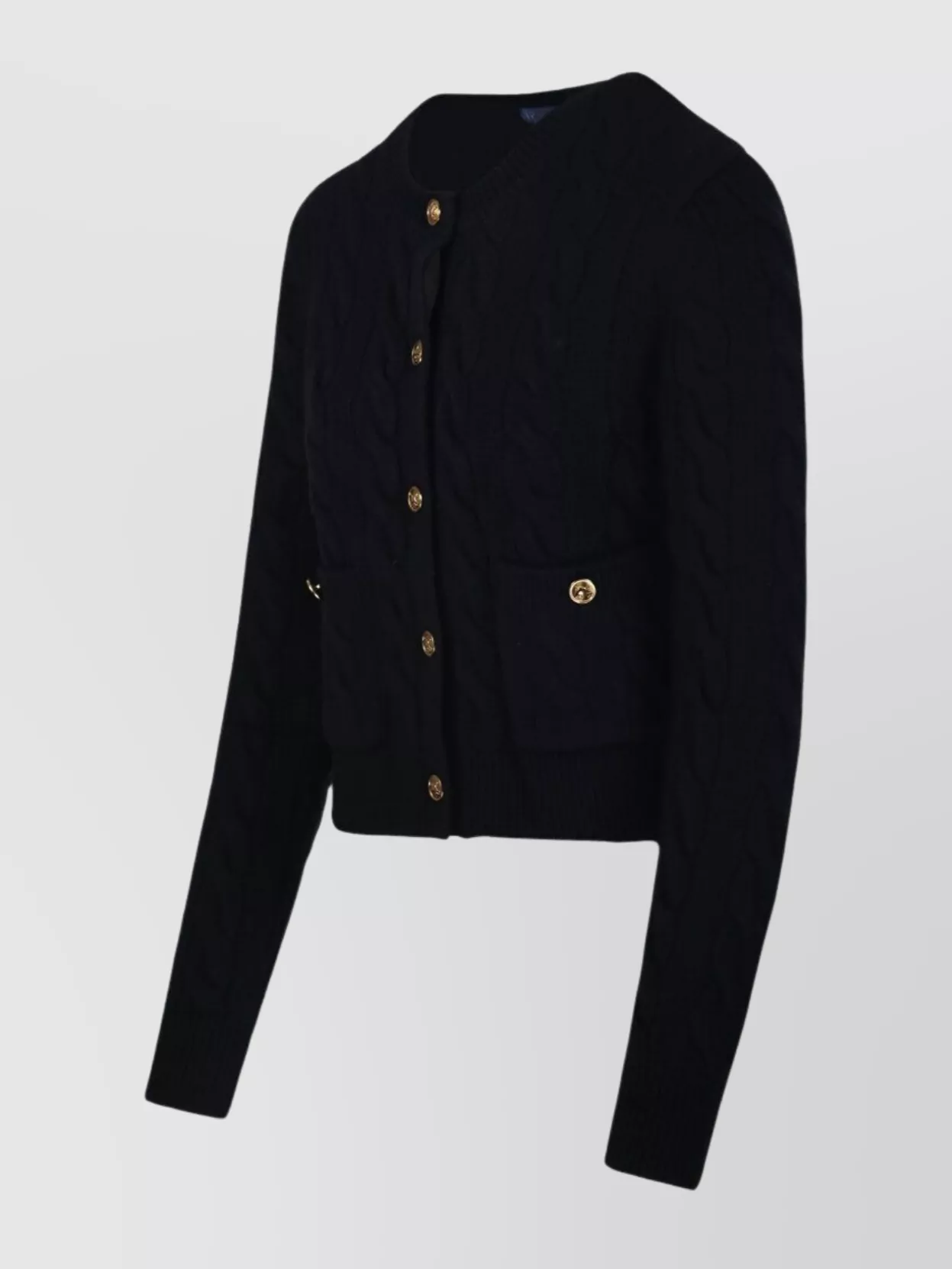 Ralph Lauren Cable Knit Cardigan Gold Buttons