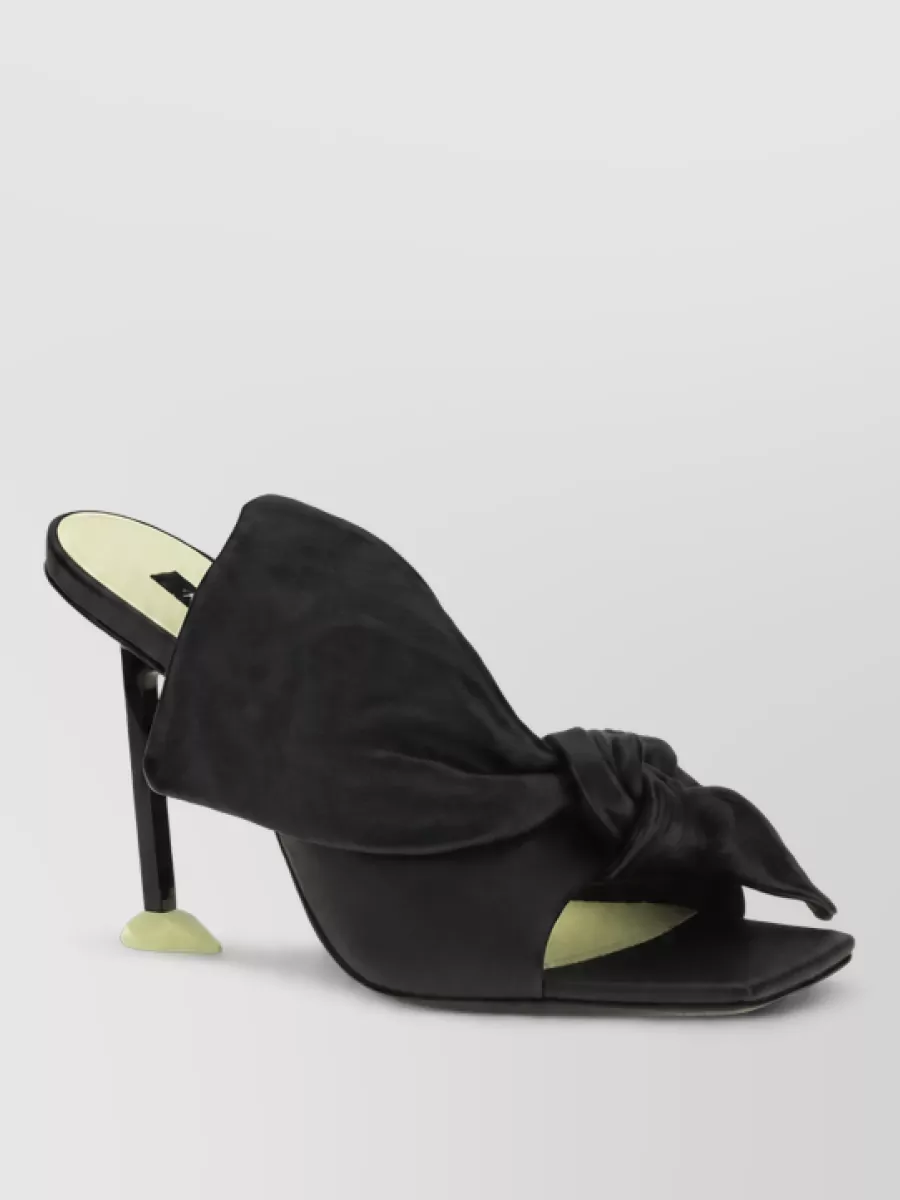 Givenchy leather boudoir heeled mules