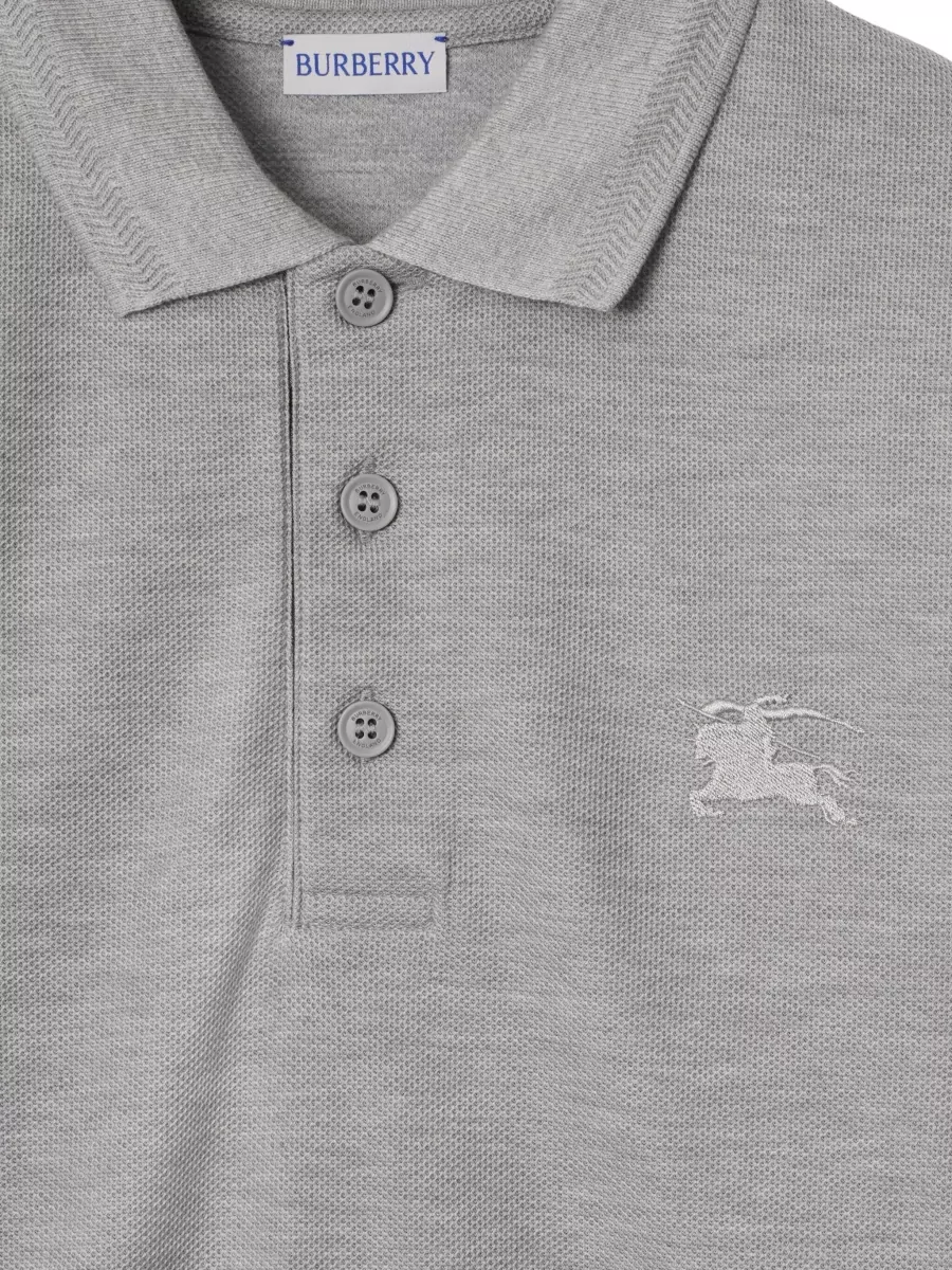 Burberry Polo Shirt Short Sleeves Ribbed Collar