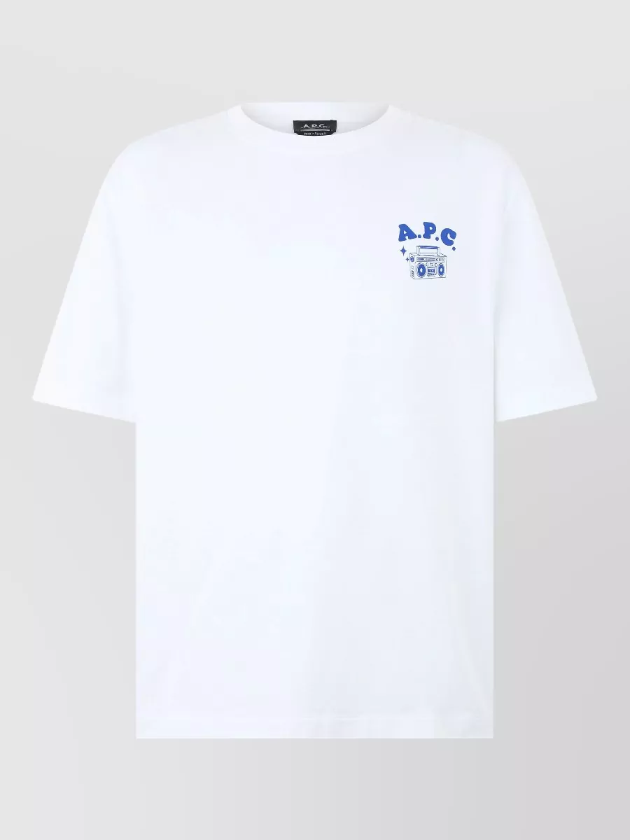 A.P.C. Cotton logo-print t-shirt