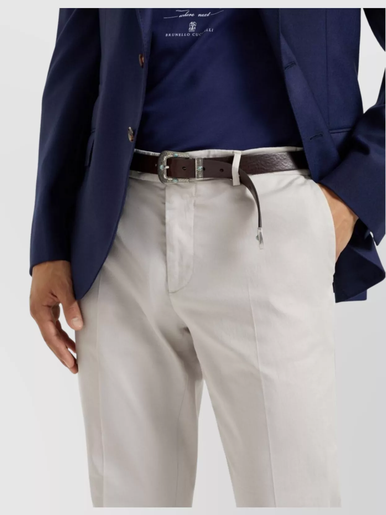 Brunello Cucinelli Trousers Cotton Medium Rise