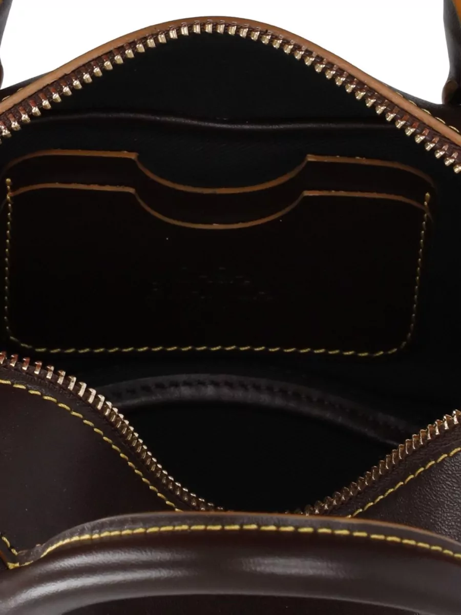 Casablanca Leather Shoulder Bag Adjustable Strap Top Handles