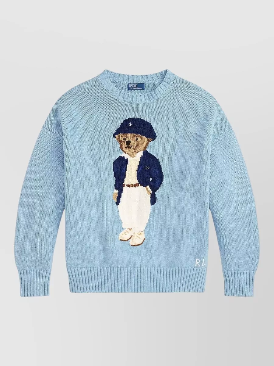 Polo Ralph Lauren ribbed oversized cotton sweatshirt