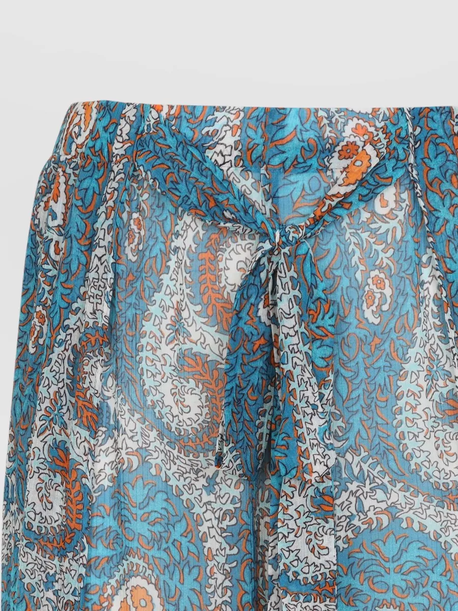 Etro Printed Wide-Leg Trousers