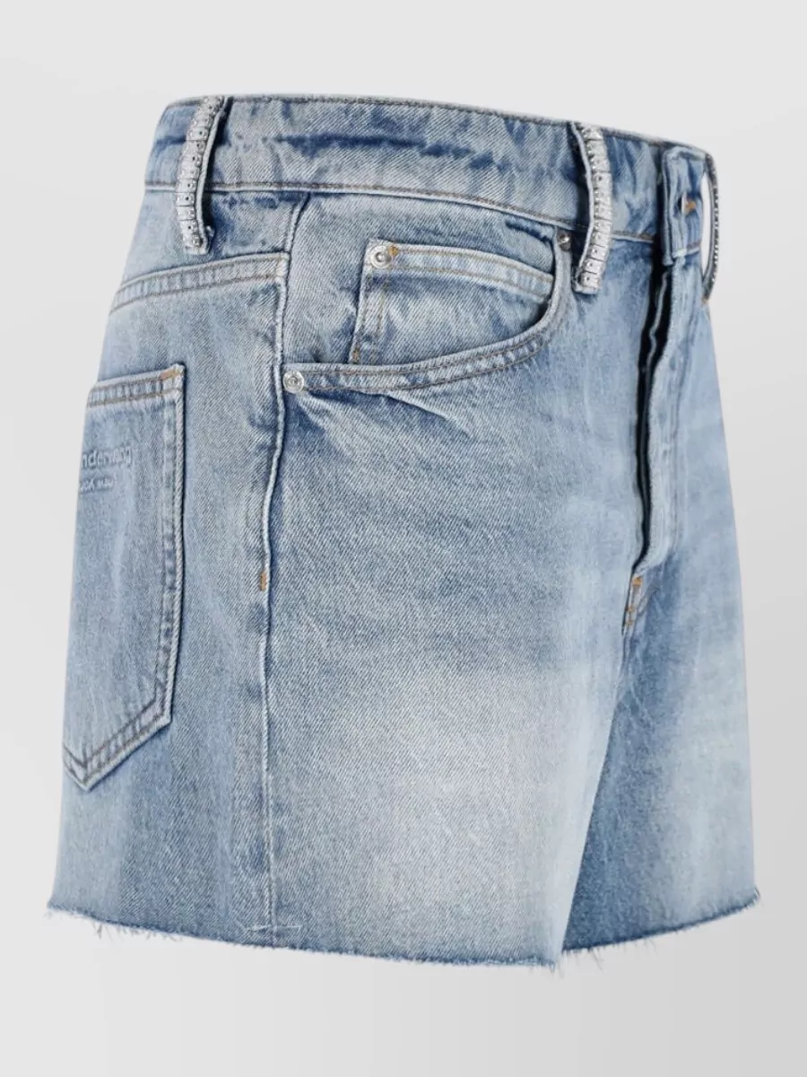 Alexander Wang Straight Mini Shorts