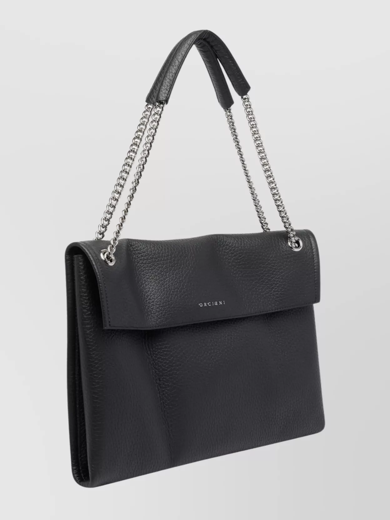 Orciani Chain Strap Shoulder Bag With Adjustable Handles