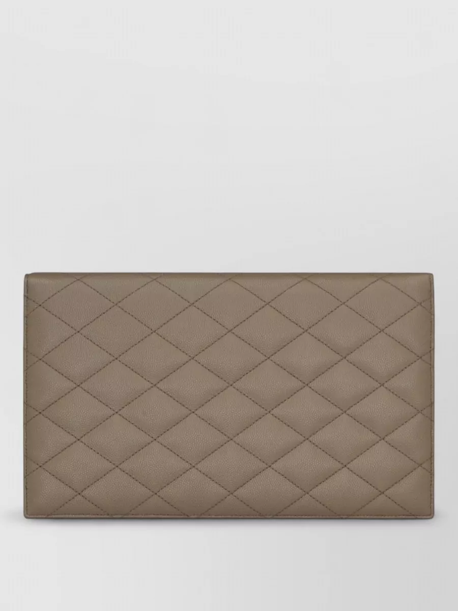 Saint Laurent Paris Leather Clutch Bag