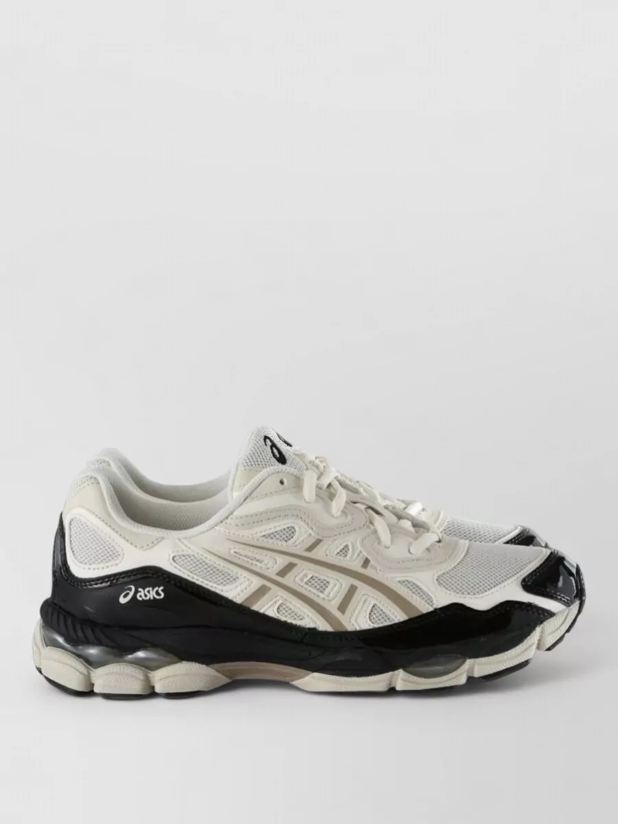 Asics Synthetic Leather Low Top Lace-Up Sneakers