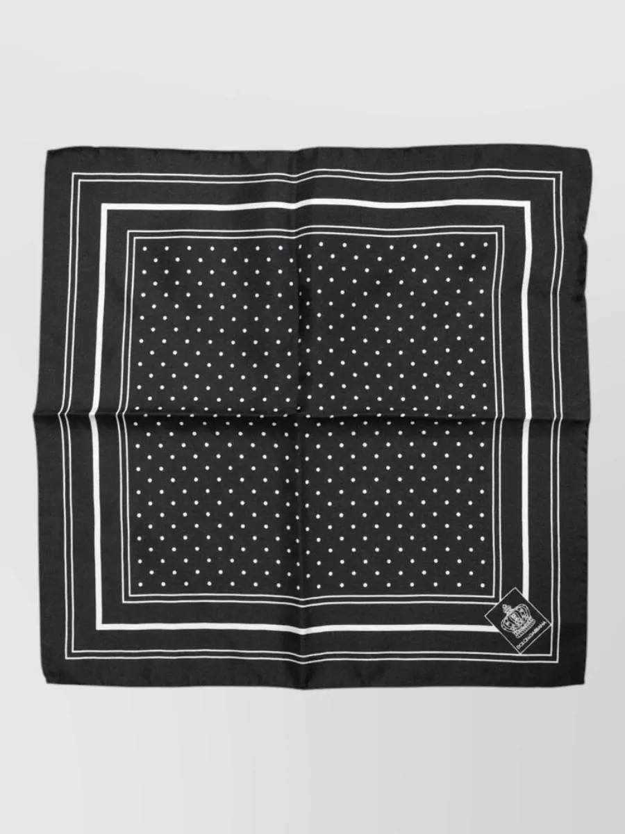 Dolce&Gabbana silk polka dot scarf
