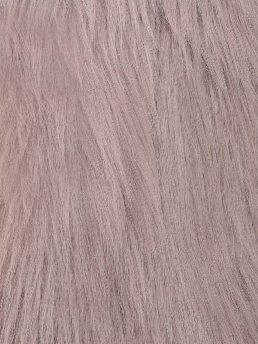 Fabiana Filippi Sleeveless Faux Fur Coat Round Neckline