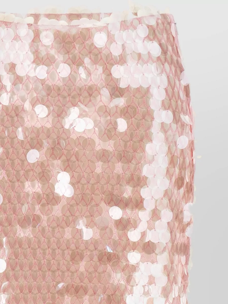 Tory Burch Sequin Maxi Fitted Skirt