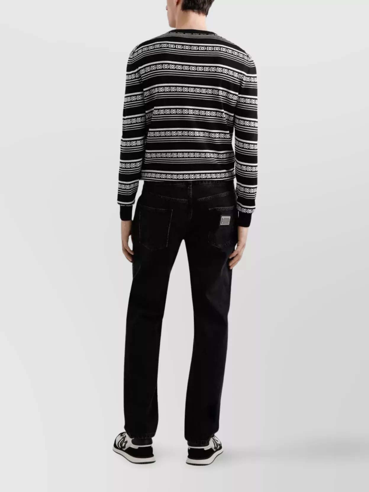 Dolce&Gabbana Denim Trousers With Back Patch Pocket