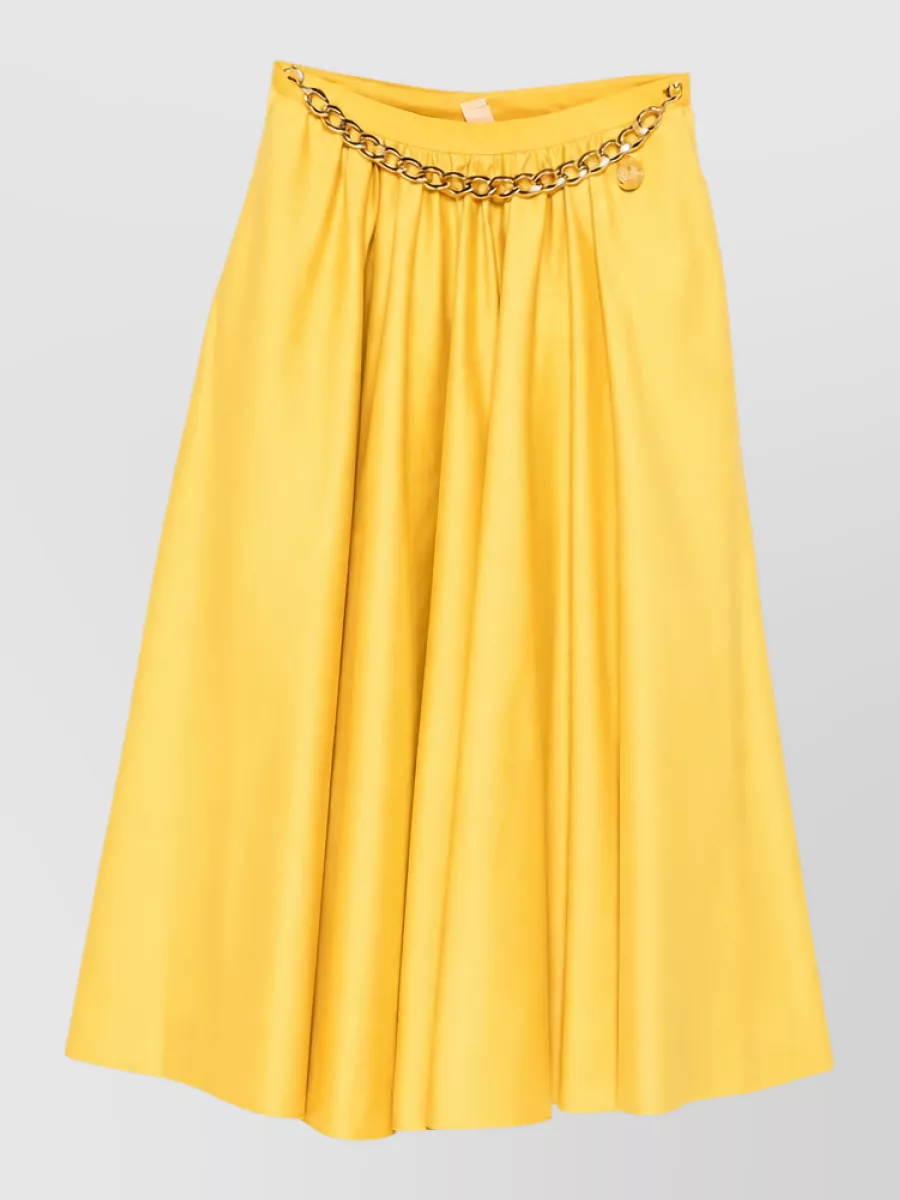 Elisabetta Franchi cotton full skirt
