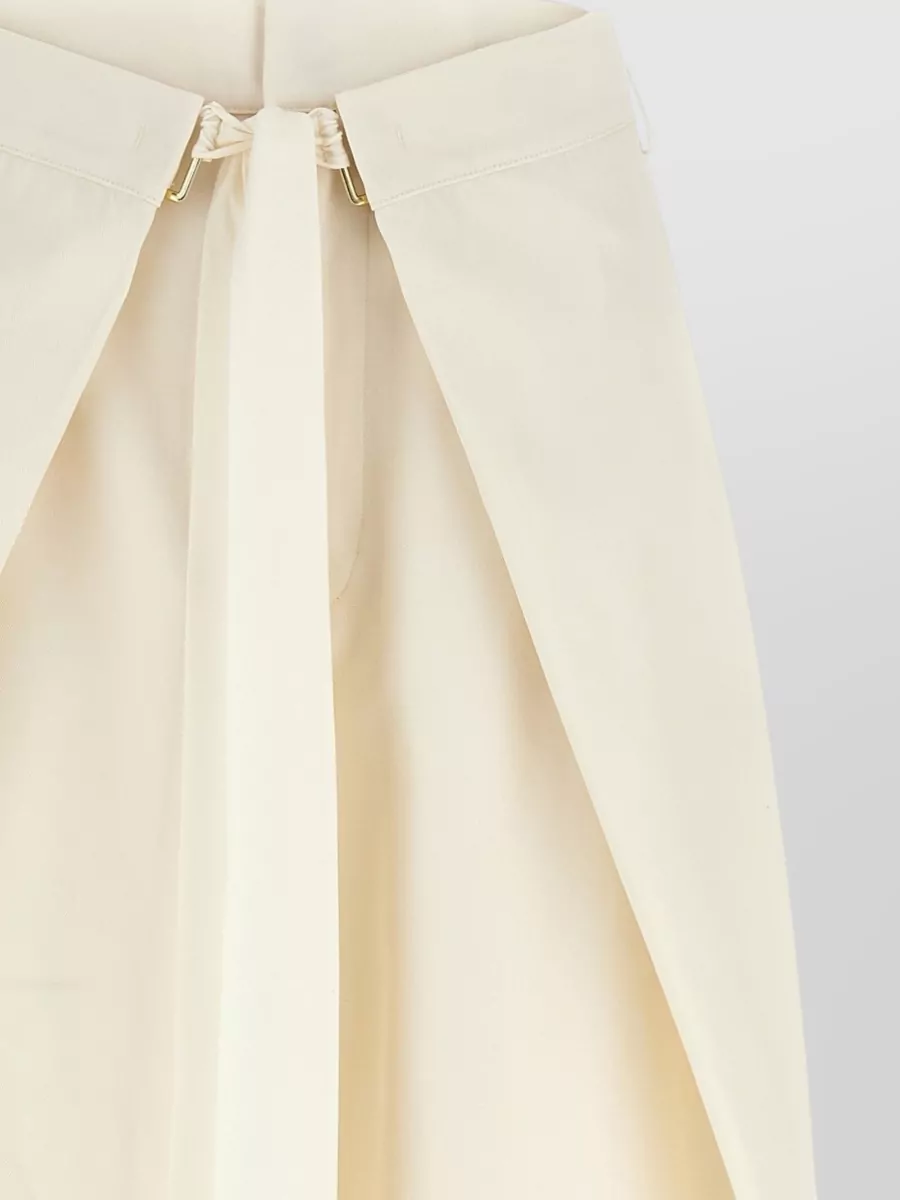 Darkpark High-Rise Wide-Leg Wool-Blend Trousers