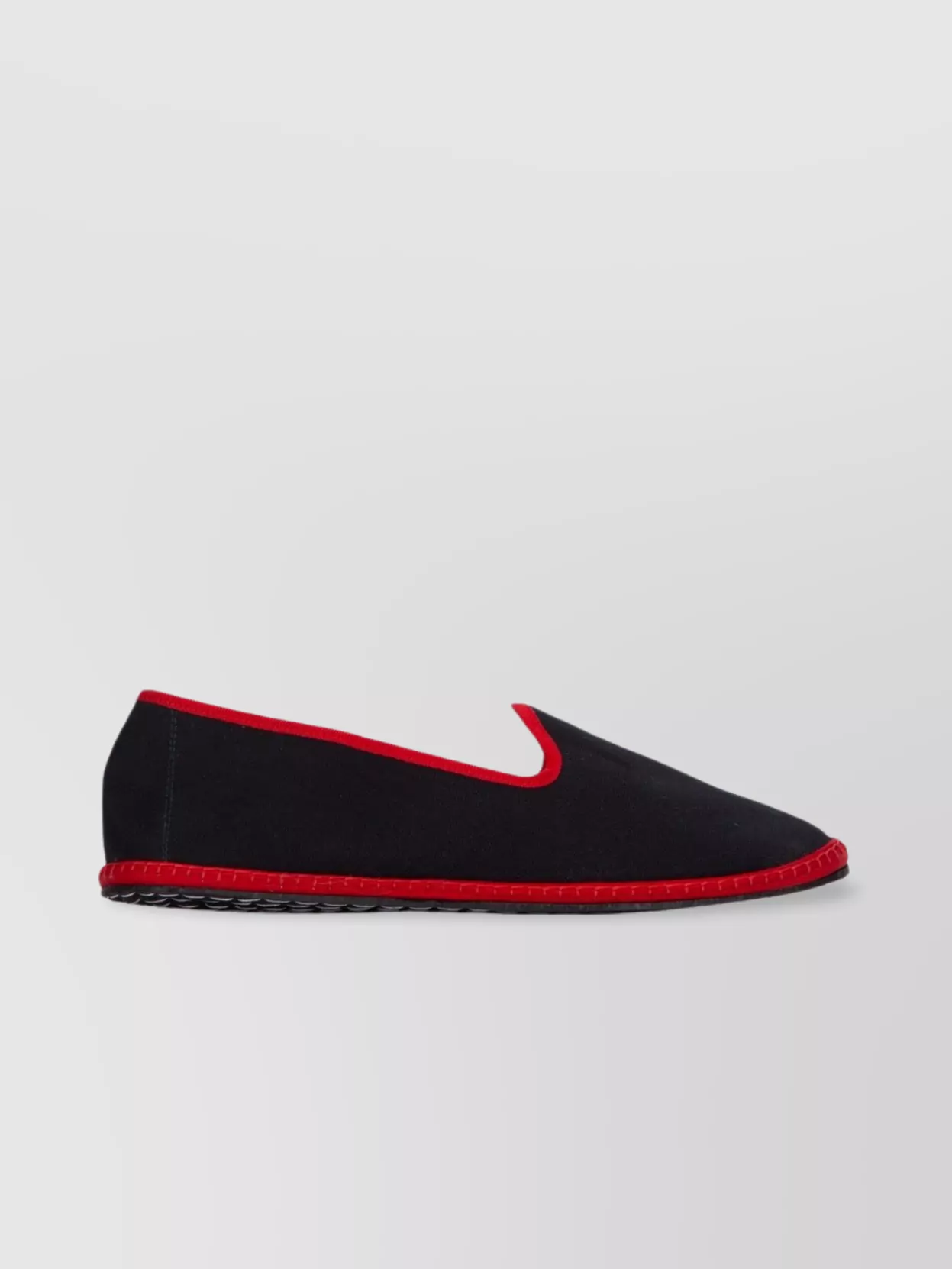 Shop Vibi Venezia Loafers With Contrast Piping And Flat Sole