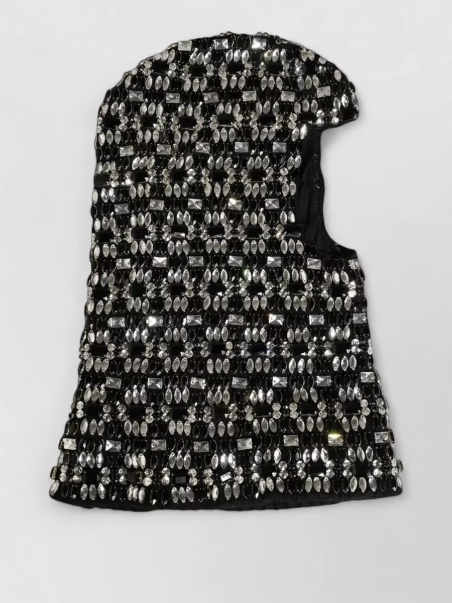 Dolce&Gabbana crystal embellished balaclava