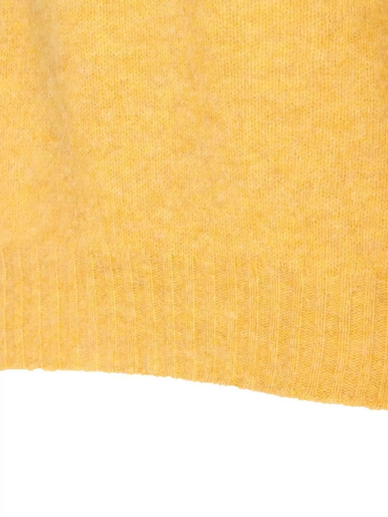 Howlin' Long Sleeve V-neck Sweater With Ribbed Cuffs And Hem In Yellow
