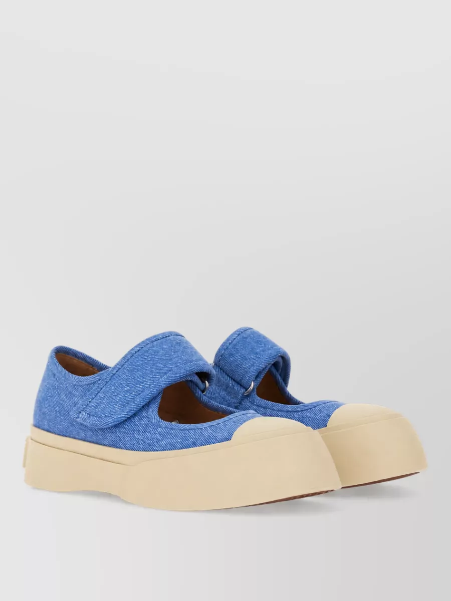 Marni Cotton Mary Jane Sneakers