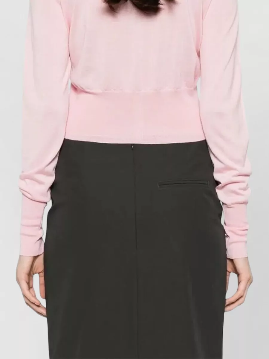 Vivienne Westwood Bea Cotton Cropped Cardigan Long Sleeves