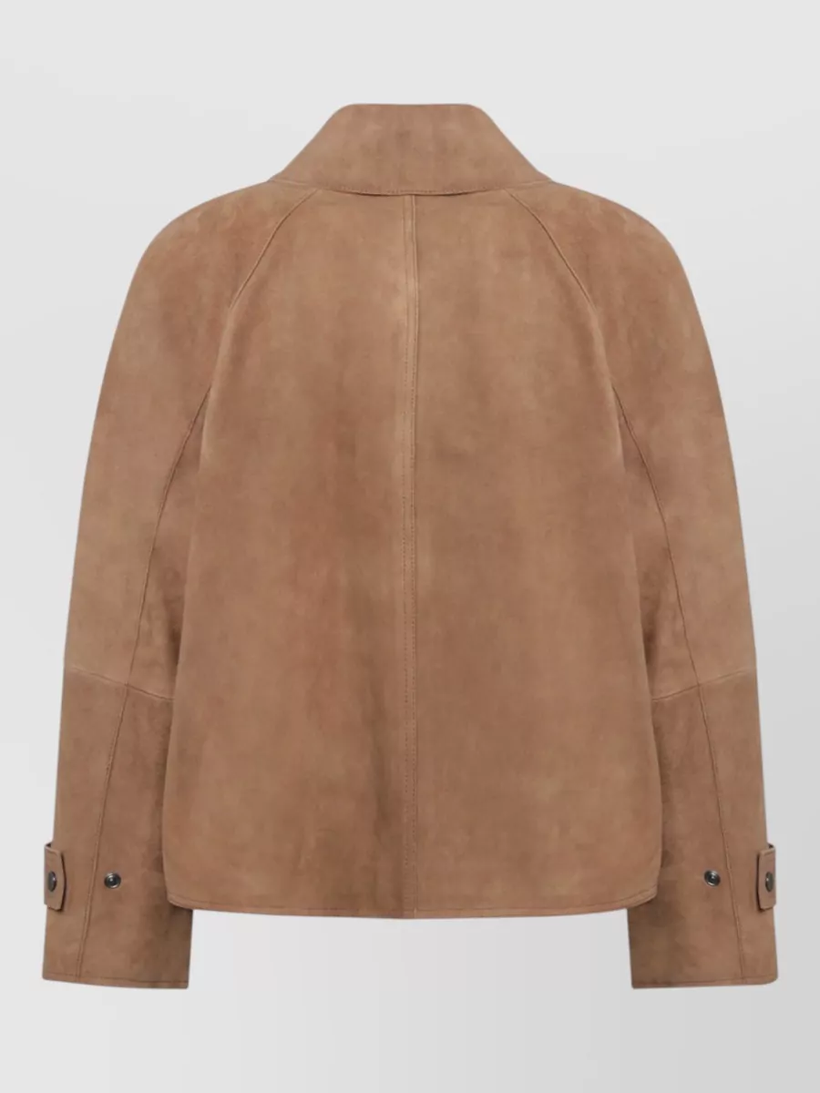 Weekend Max Mara Leather Biker Jacket
