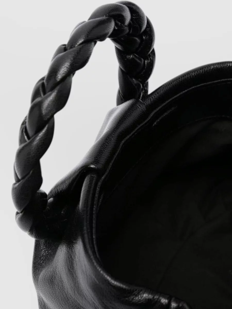 Hereu Leather Draped Tote Bag