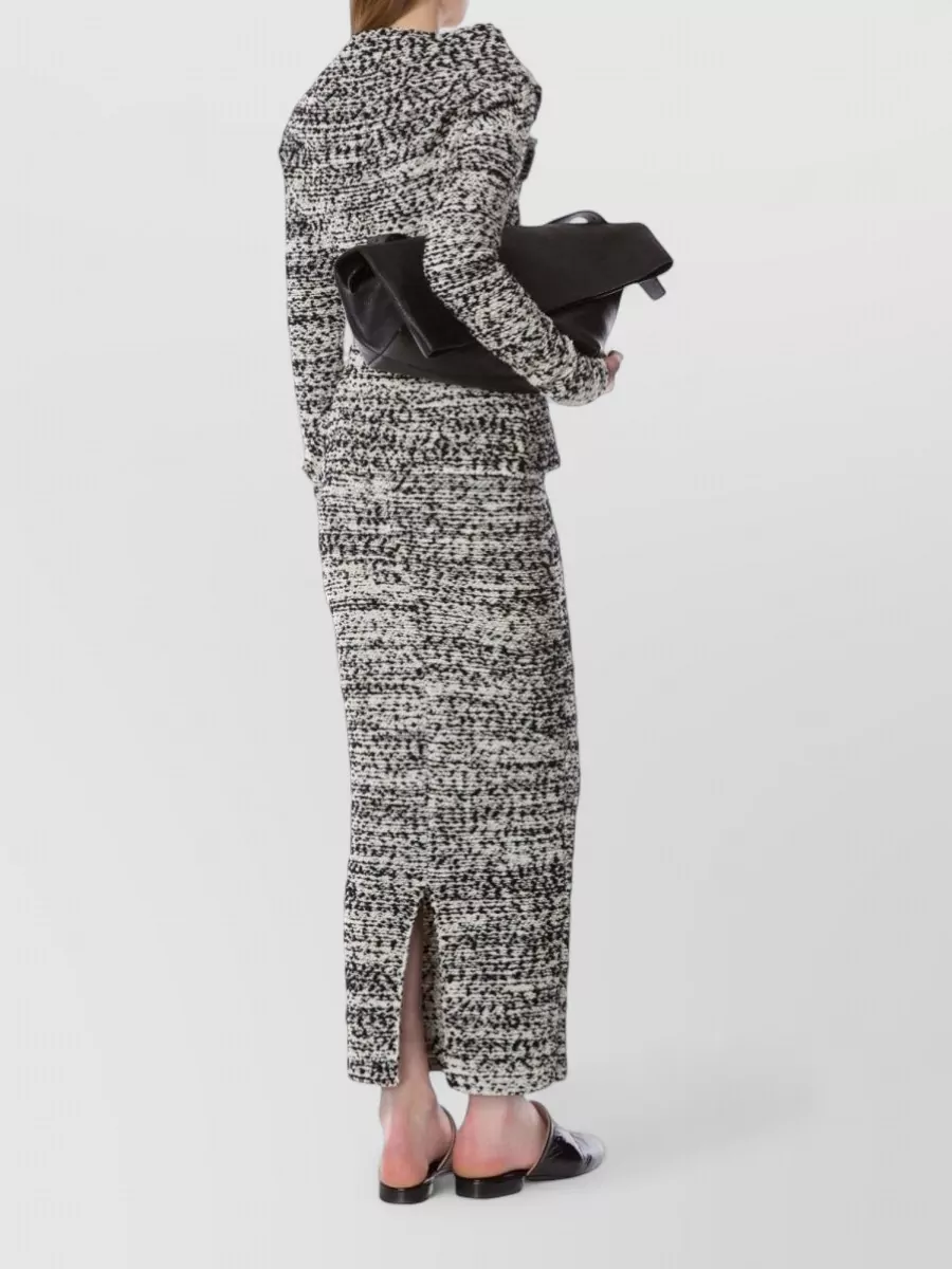 Alberta Ferretti Jacket Crossover Neckline Asymmetric Draped Collar