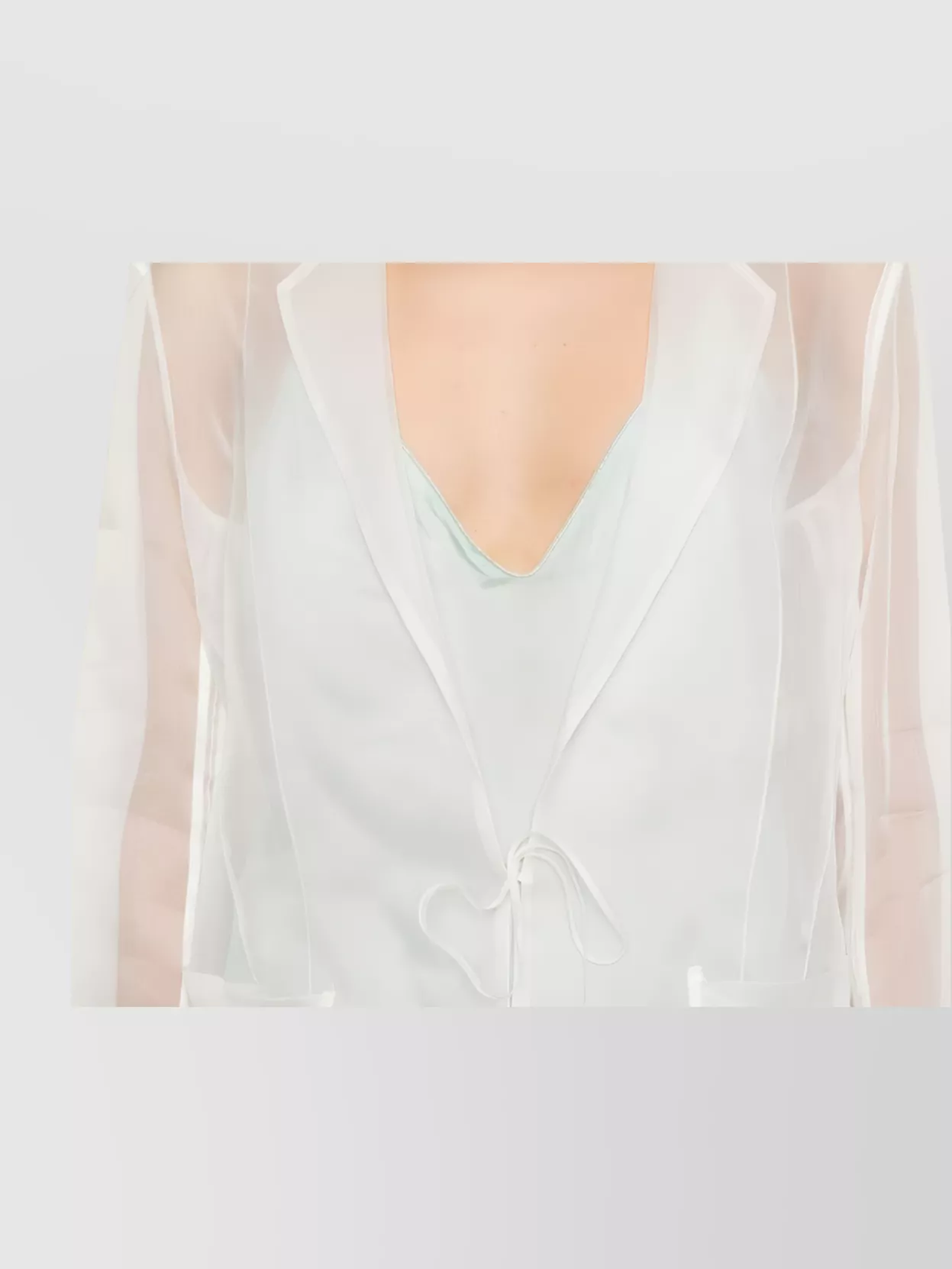 Forte Forte Sheer Organza Jacket Front Pockets