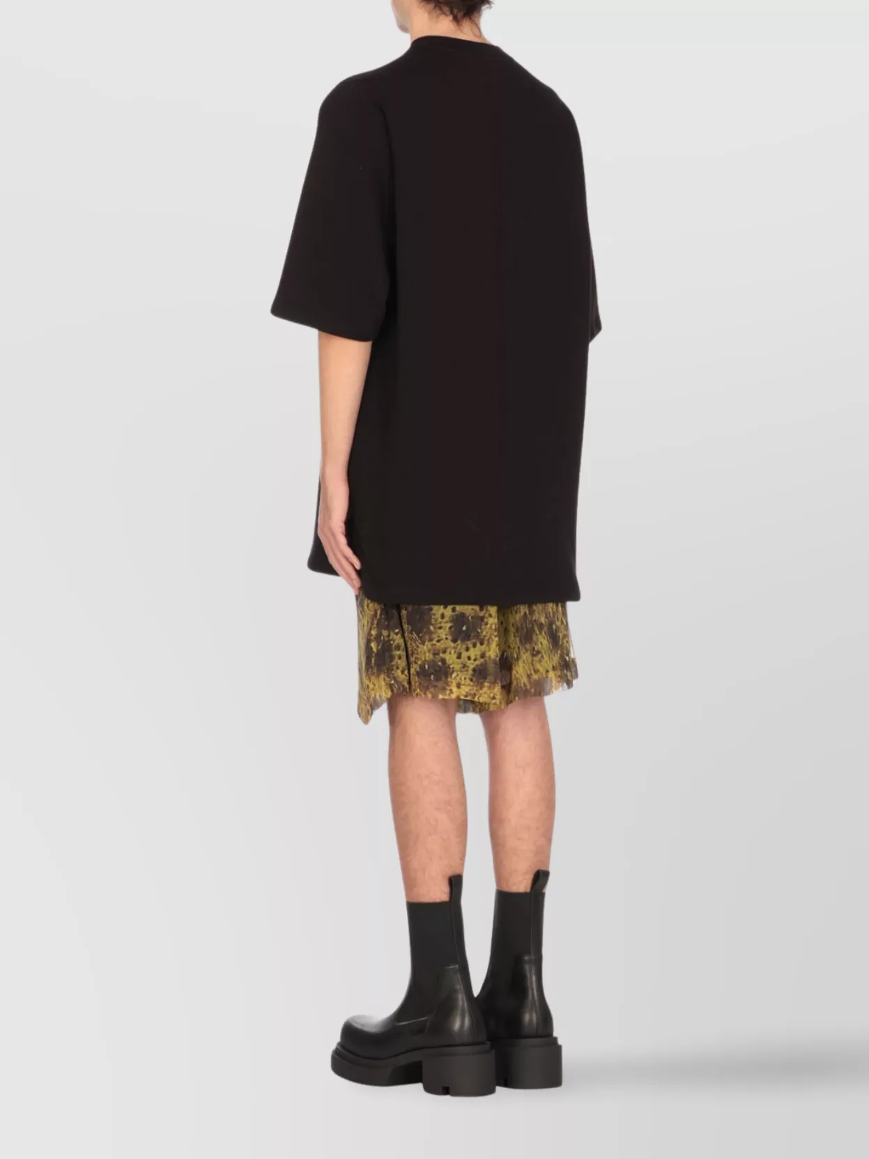 Rick Owens Crewneck Oversize Cotton Fleece Vest