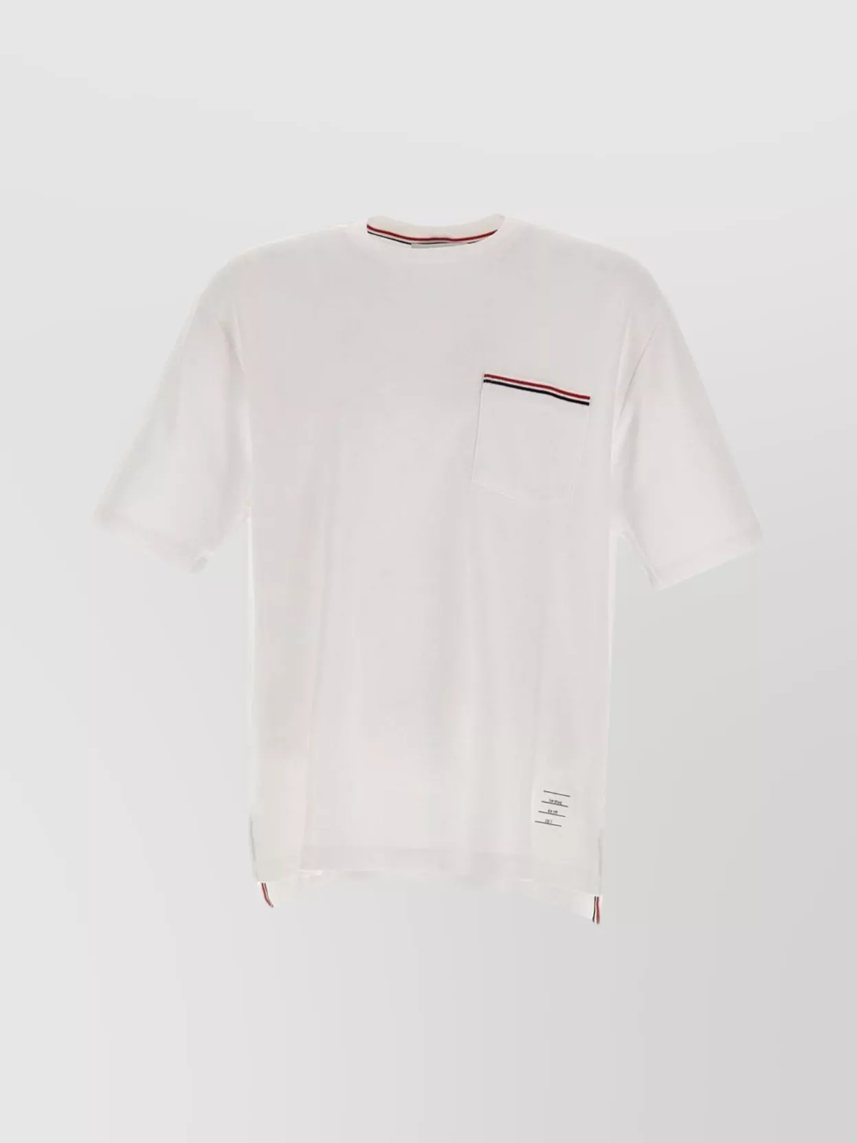 Shop Thom Browne Oversized Pocket Short Sleeve T-shirt