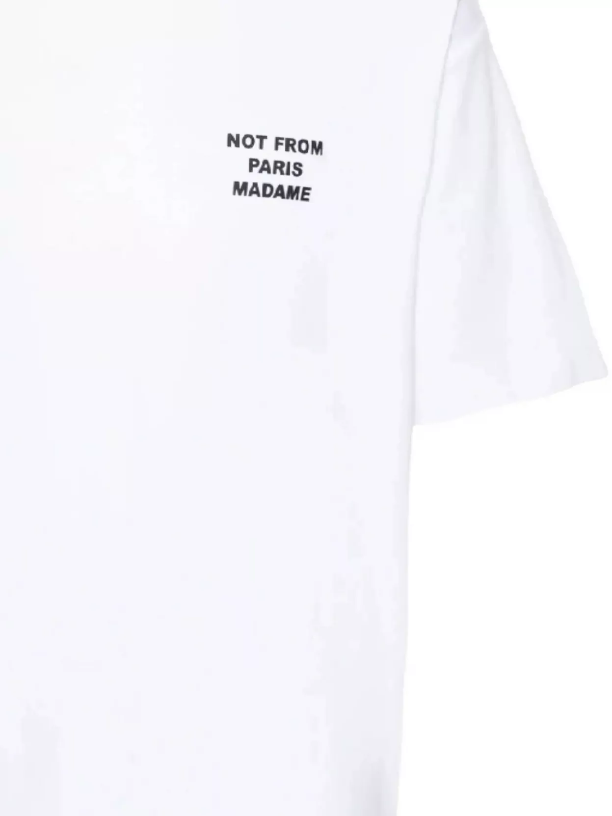 Drôle De Monsieur Cotton Crew Neck T-Shirt