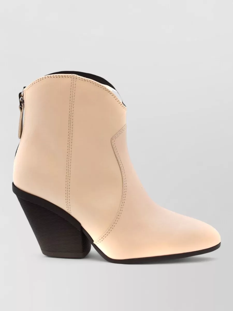 Hogan Leather Ankle Boots