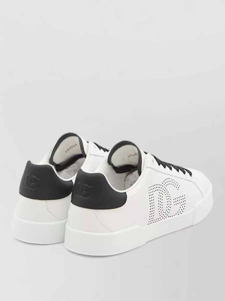 Dolce&Gabbana Leather Low-Top Sneakers