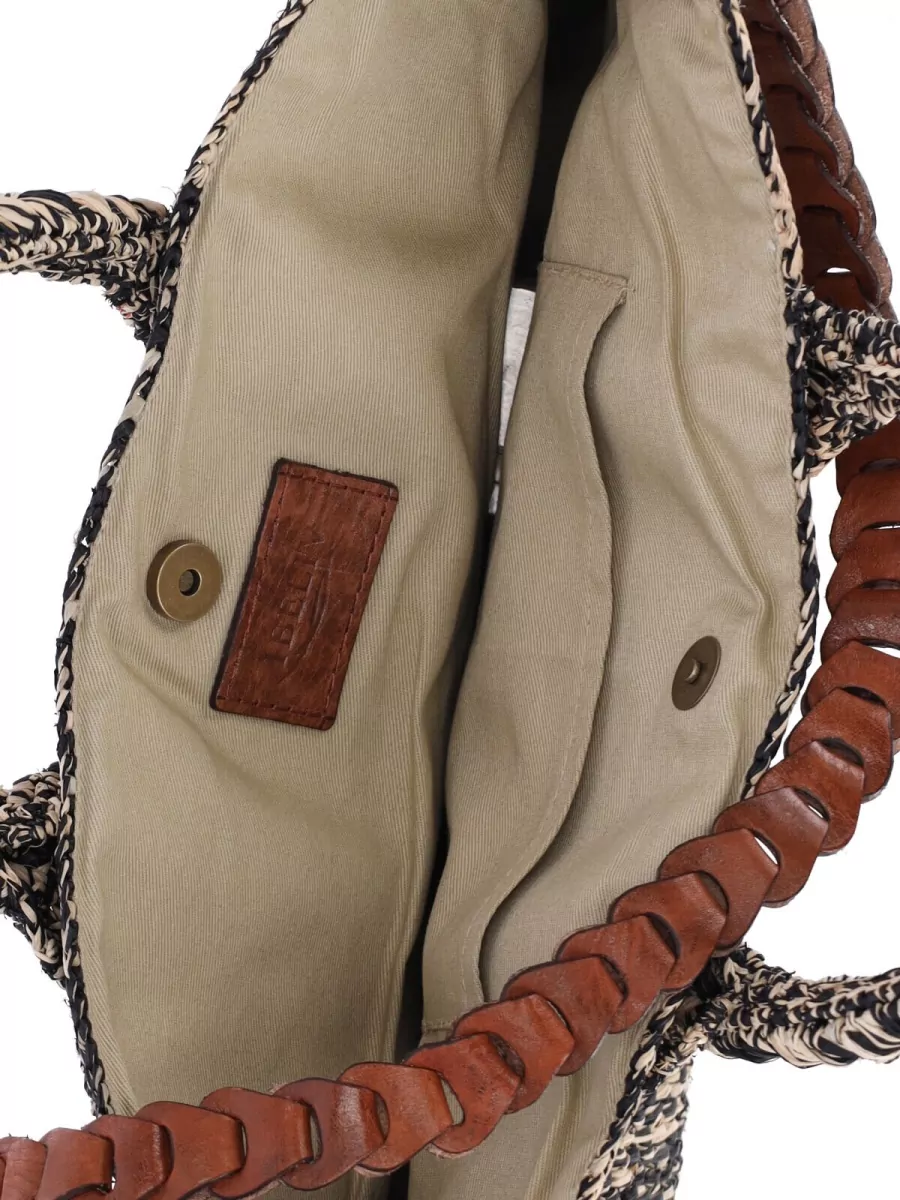 Ibeliv Raffia Crochet Shoulder Bag
