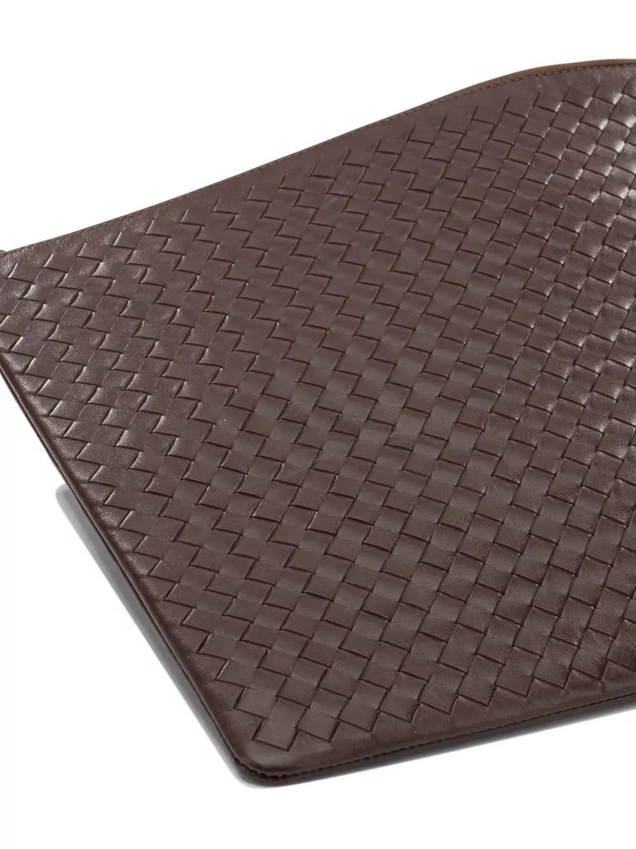 Dragon Diffusion Rectangular Clutch Bag Woven Texture Smooth Finish