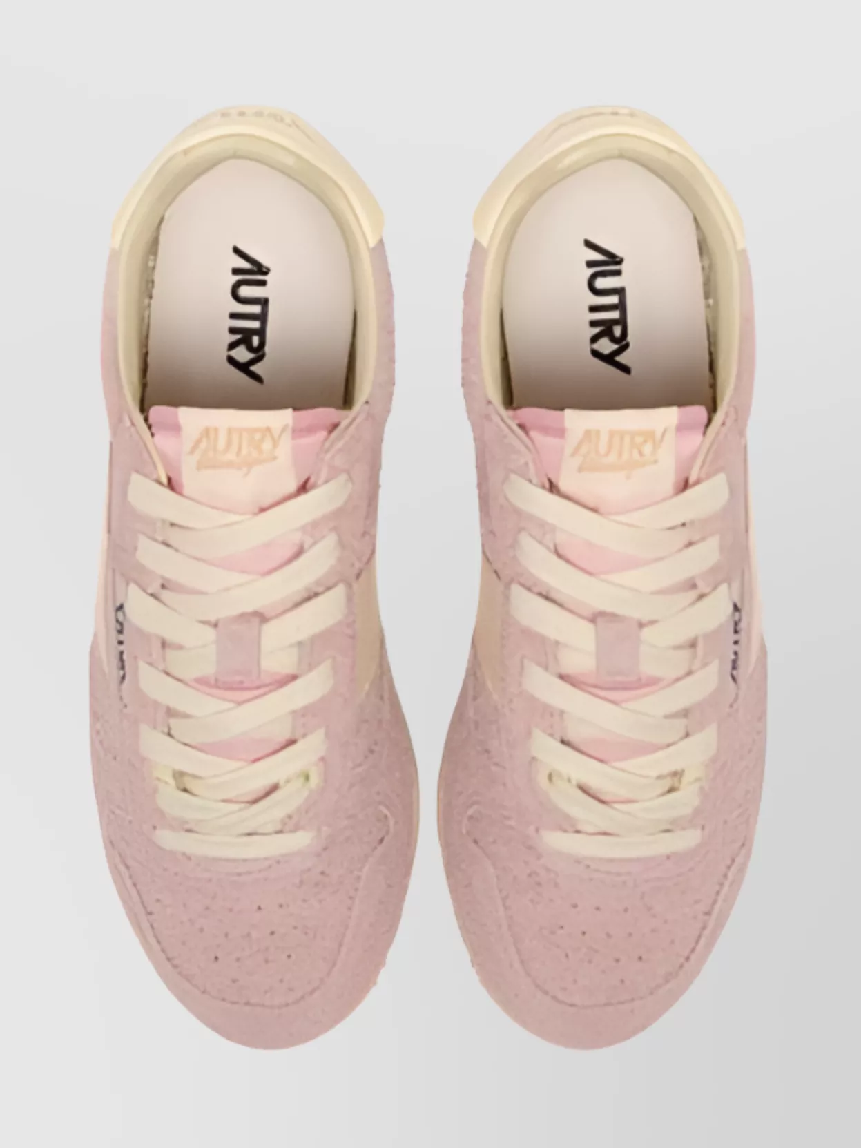 Autry Low Top Sneakers With Rubber Sole And Suede Finish