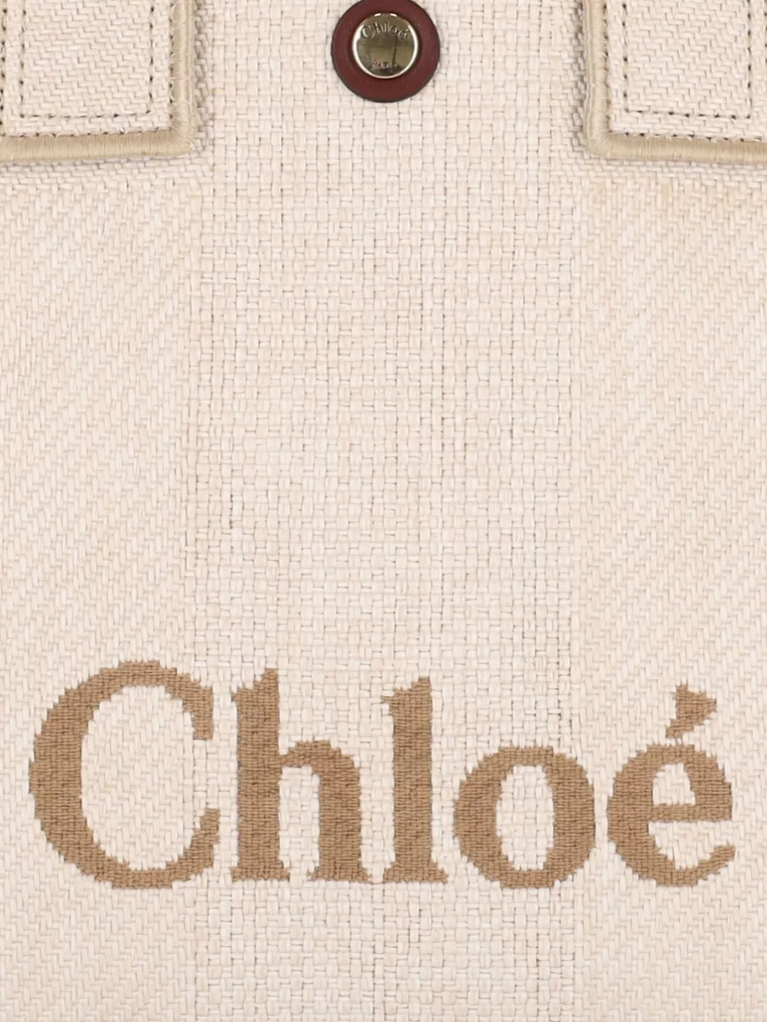 Chloé Tote Bag With Contrast Trim And Handles