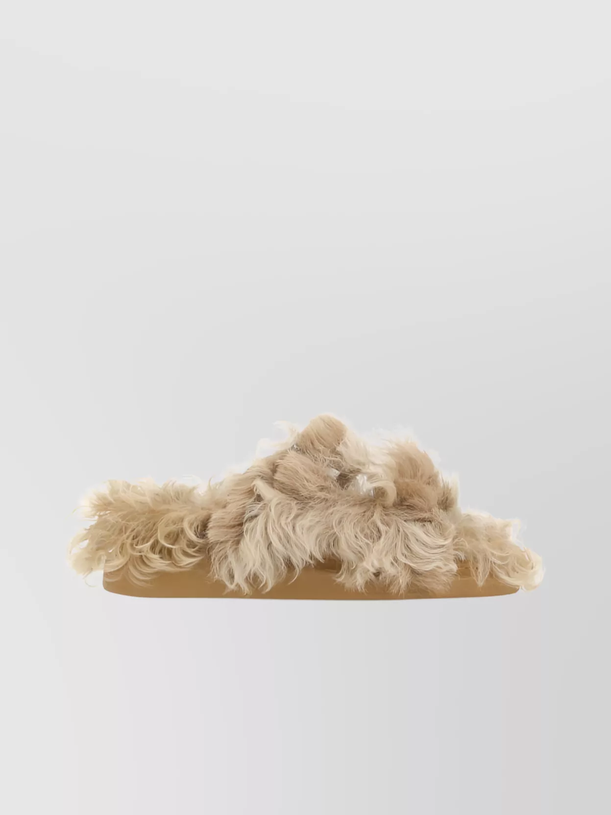 Shop Alexander Mcqueen Slippers With Open Toe And Flat Sole For Ultimate Comfort In Beige