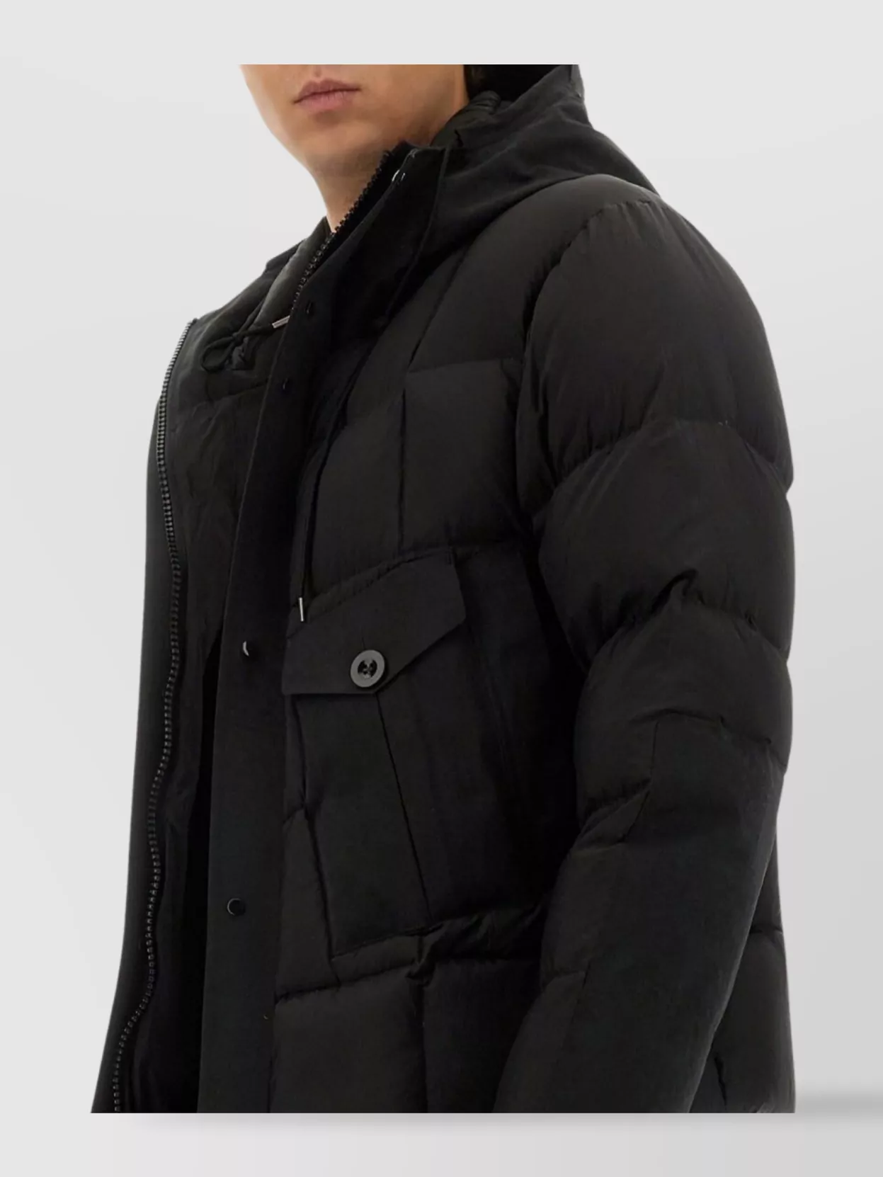 Ten C Storm Jacket With Hood And Pockets