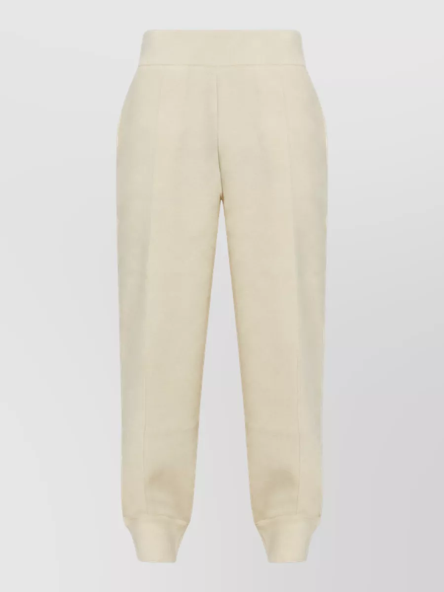 Lanvin wool tapered knit jogger trousers