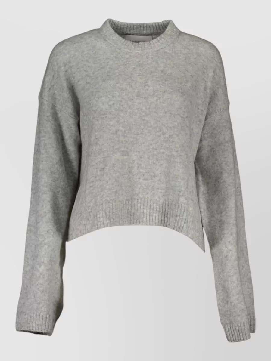 Calvin Klein wool cropped relaxed-fit sweater