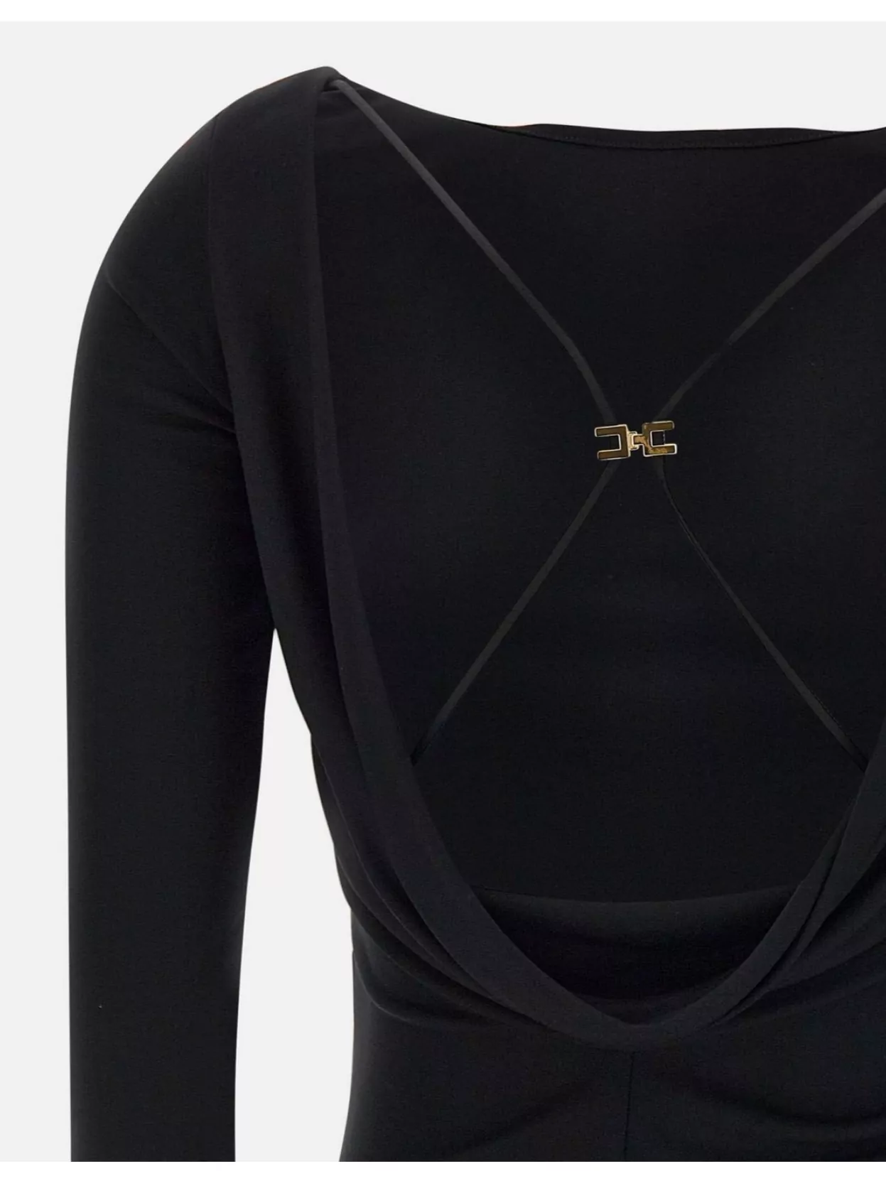 Elisabetta Franchi Daily Viscose Sweater Open Back