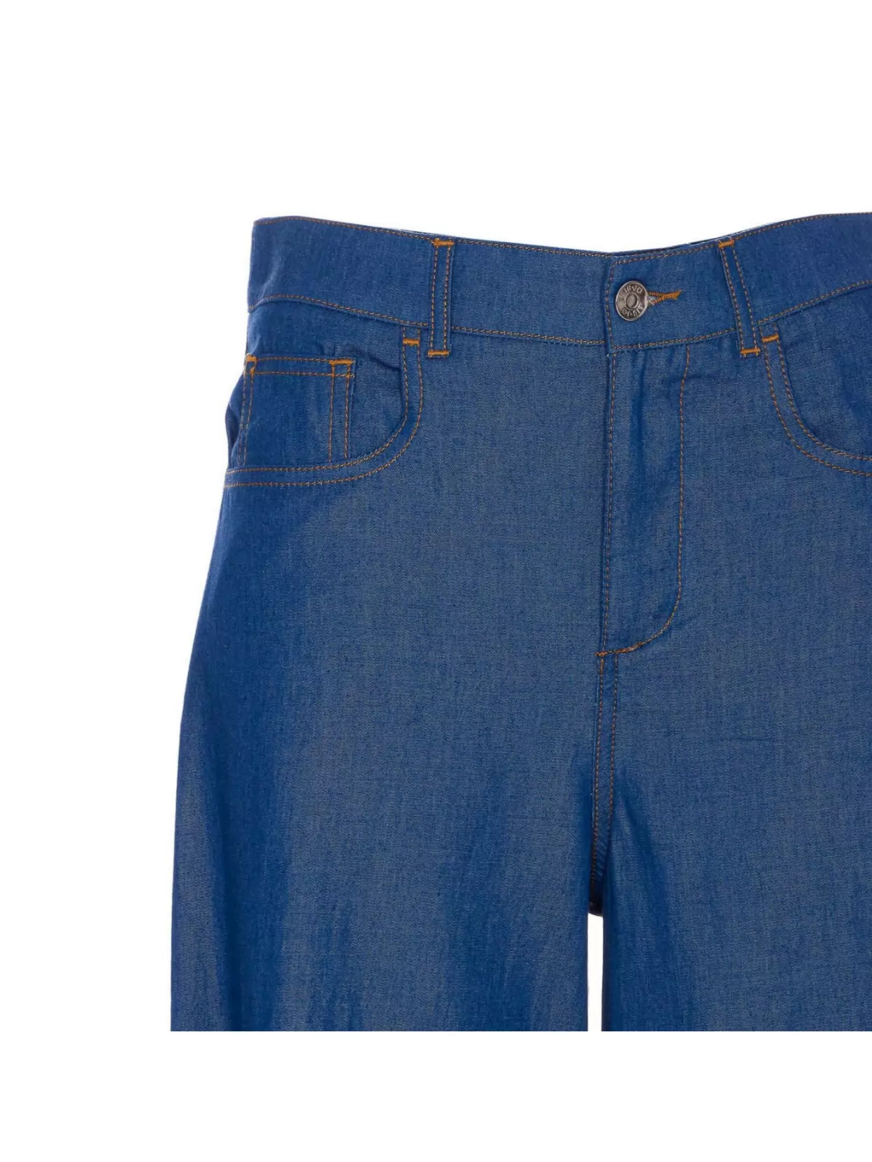 Liu Jo Flared Wide Leg Denim Pants