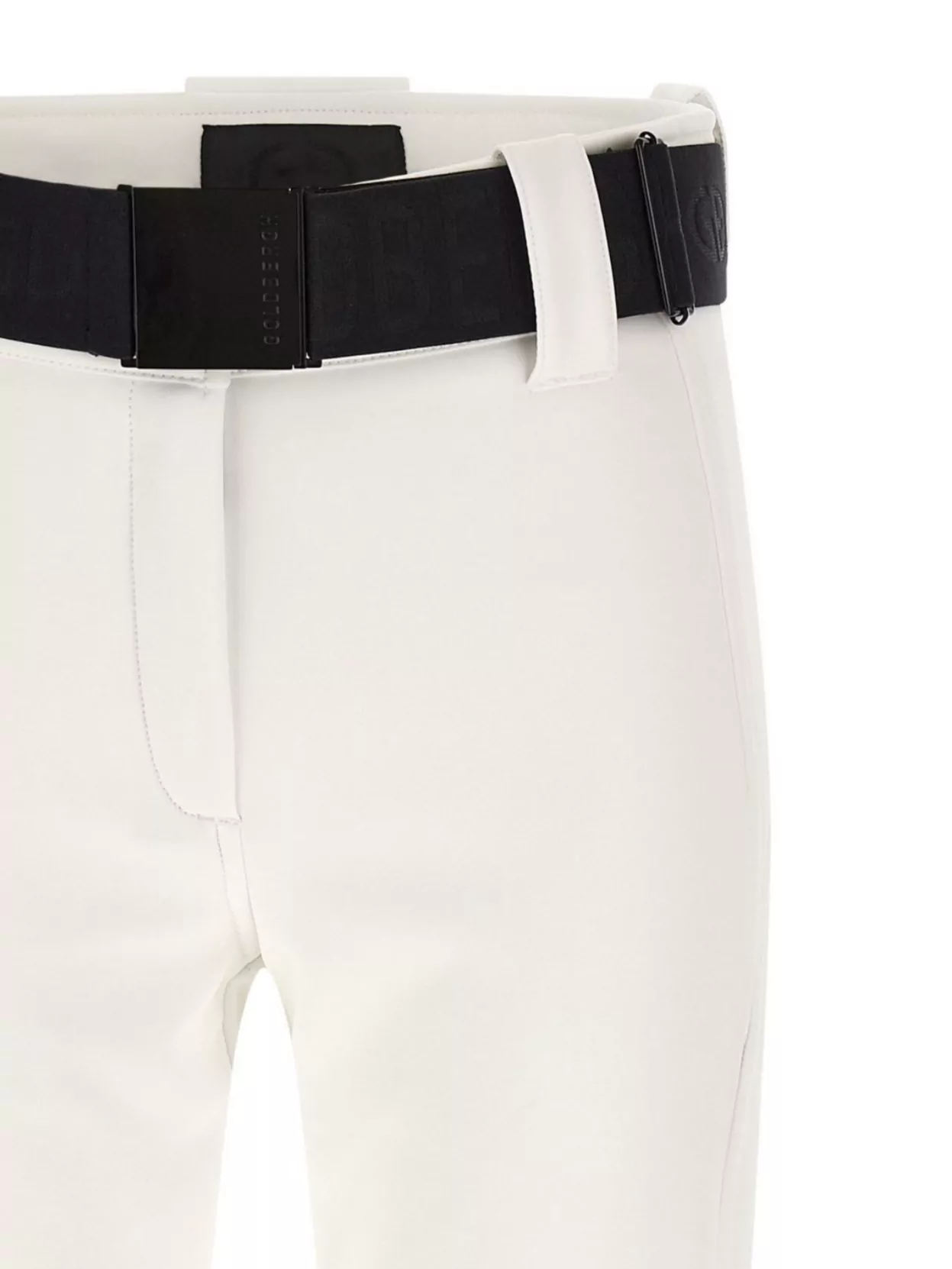 Goldbergh Pippa Trousers With Zip And Belt Loops In White