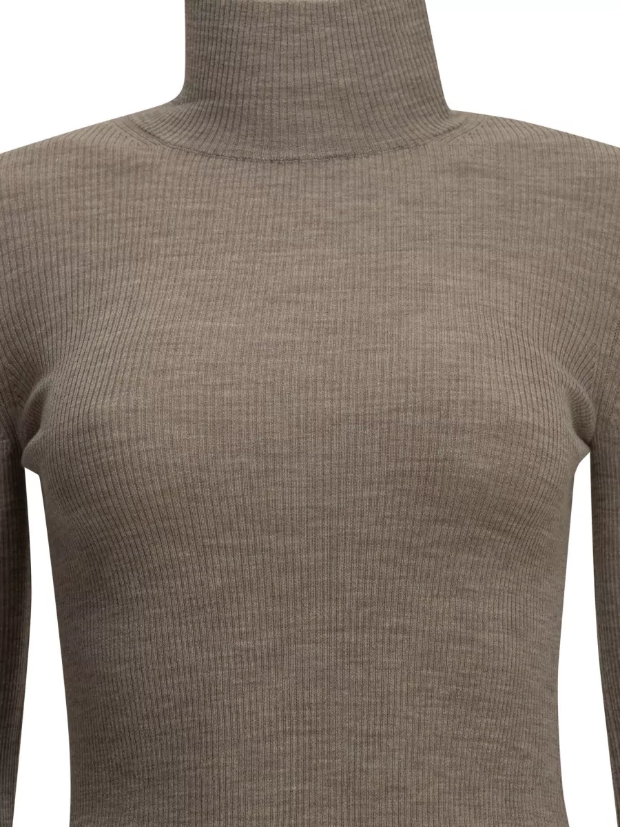 Max Mara Virgin Wool Turtleneck Sweater