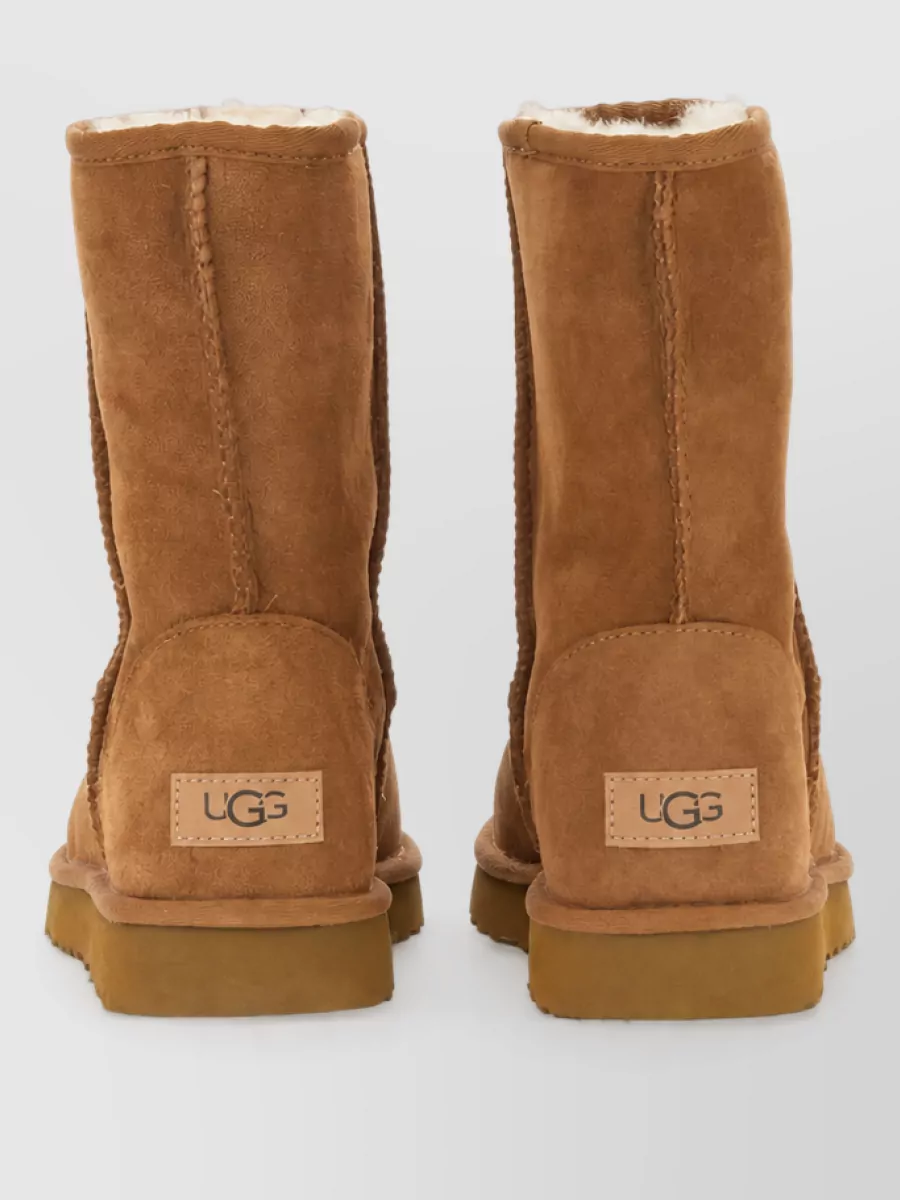 Ugg Shearling Ankle Boots In Brown