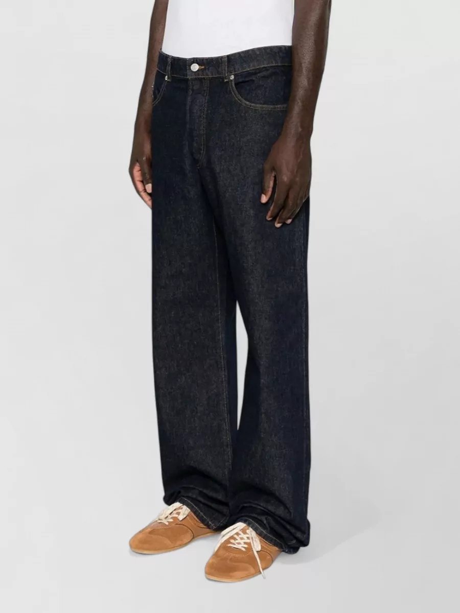 Dries Van Noten Cotton Straight-Leg Jeans