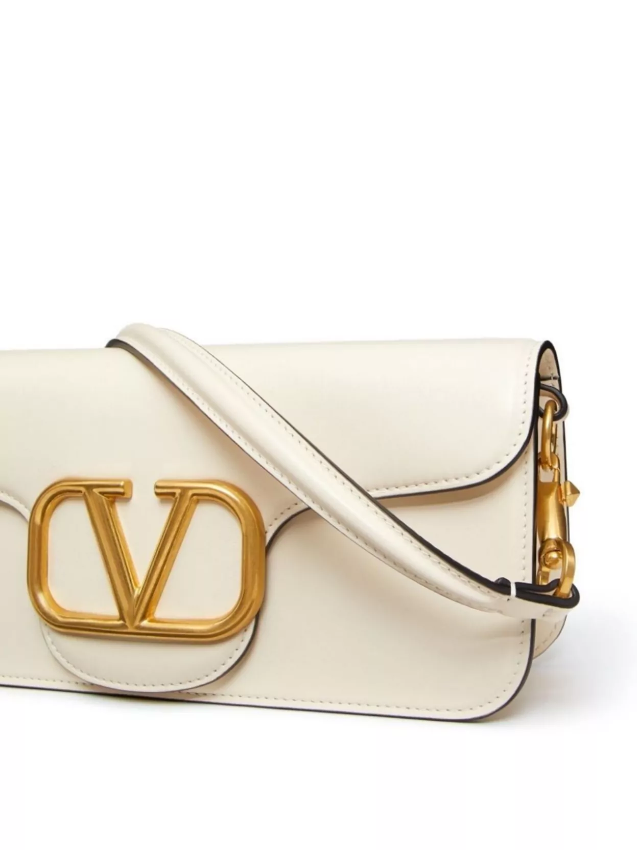Valentino Shoulder Bag Leather Chain Strap