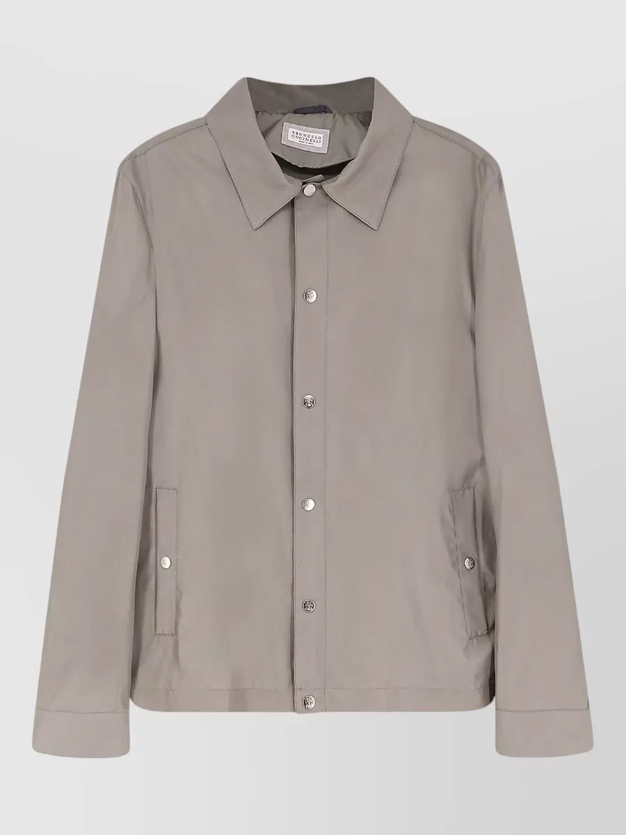 Brunello Cucinelli Silk shirt jacket