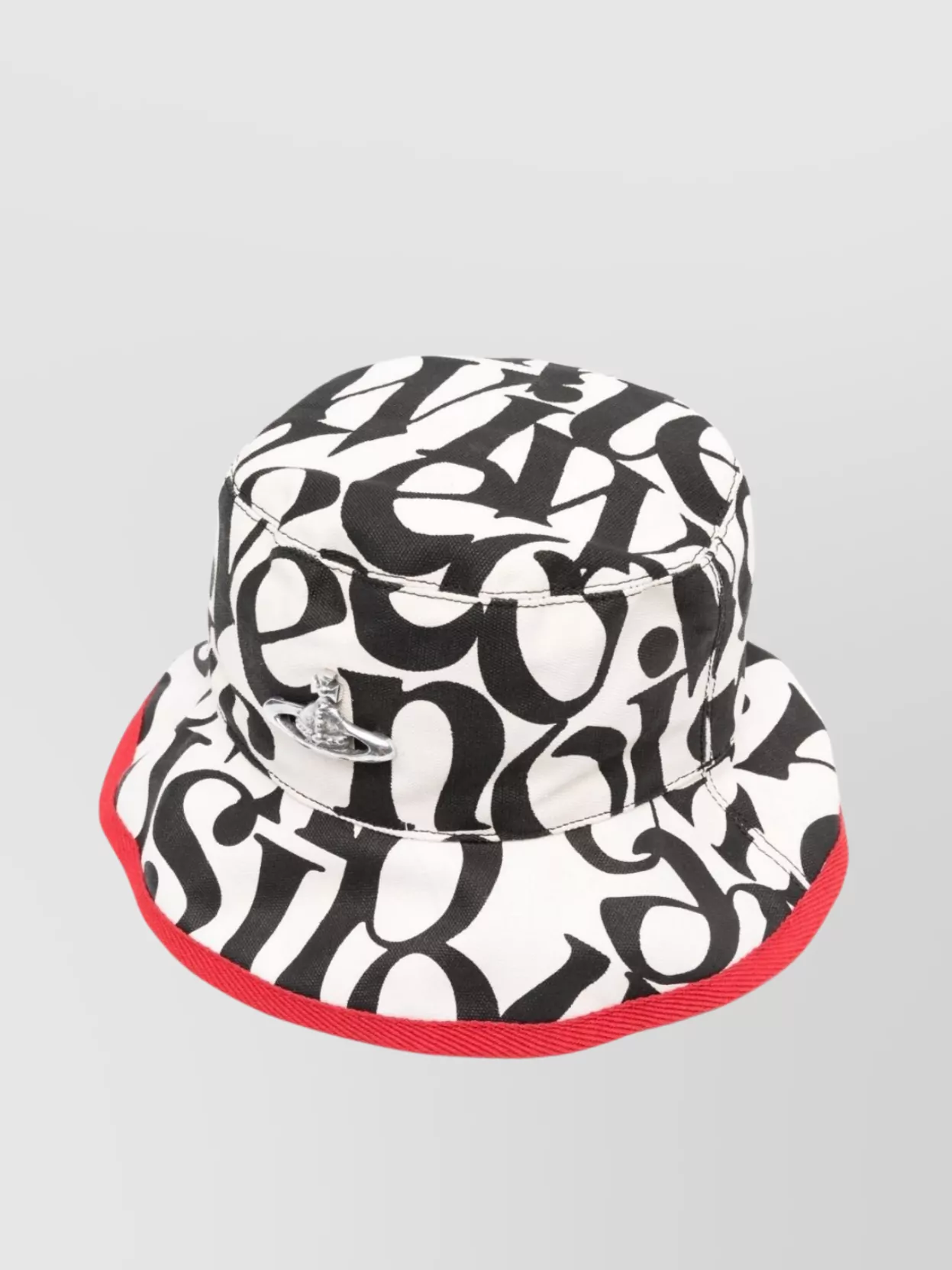 Shop Vivienne Westwood Reversible Logo Bucket Hat In White