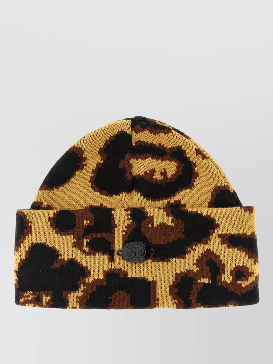 Goldbergh animalier jacquard beanie